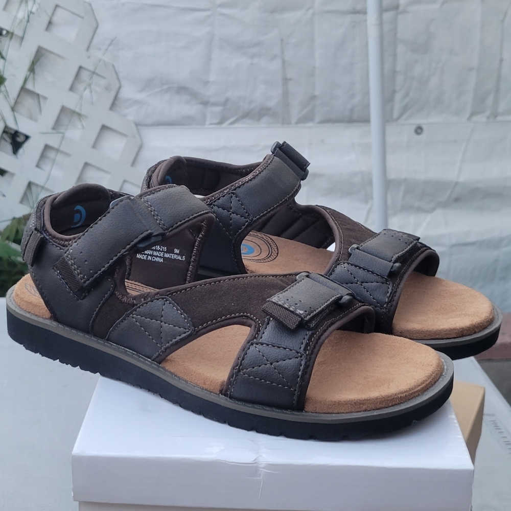NUNN BUSH 3 STRAP SANDALS
